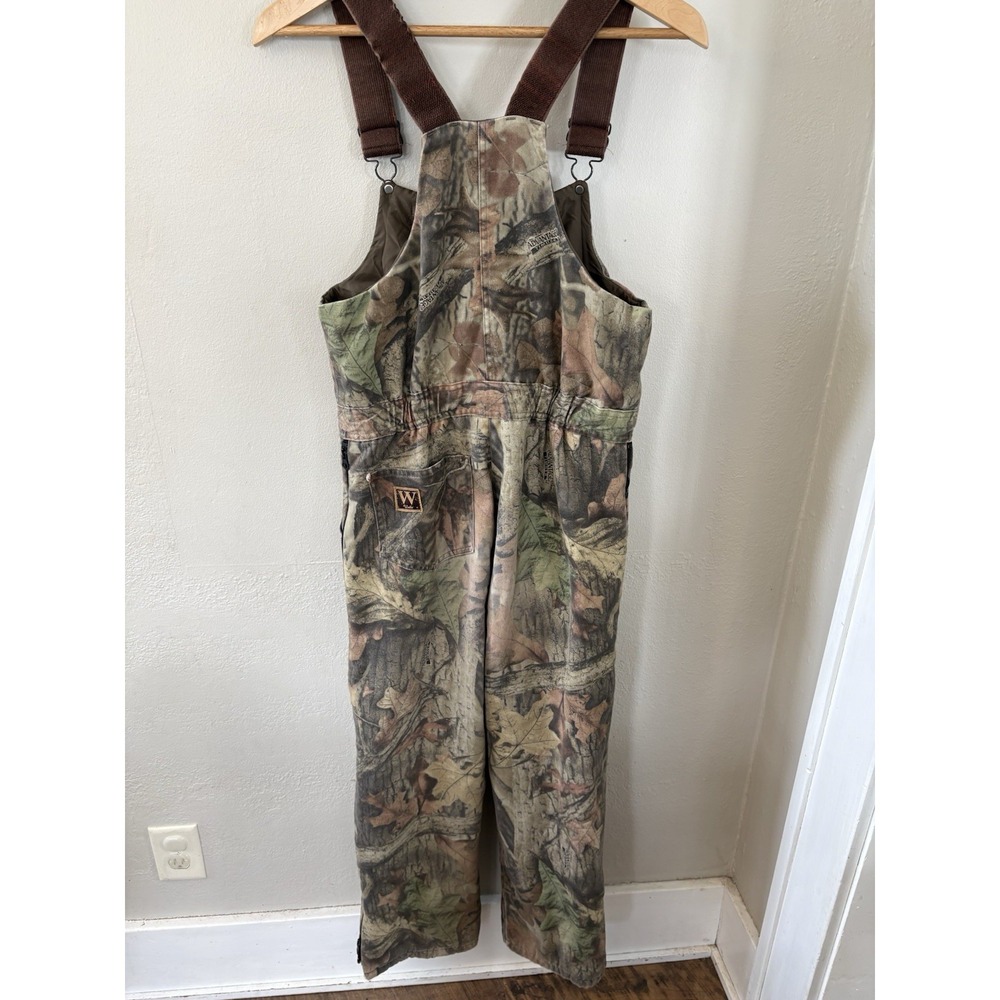 Walls Youth 18 Reg Camo Insulated Hunting Bib Overalls Advantage Timber F93065 - Picture 5 of 7